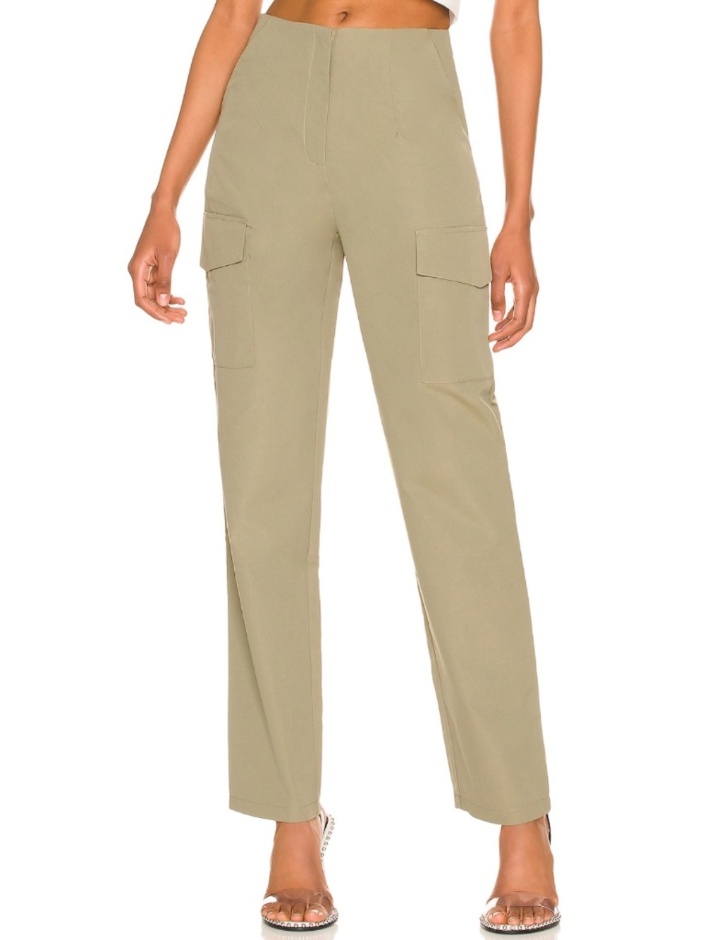 NWT superdown Olive Green Straight Leg Kimmy Cargo Pants Large